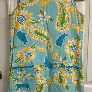 Lily Pulitzer Floral Paisley Sleeveless Dress